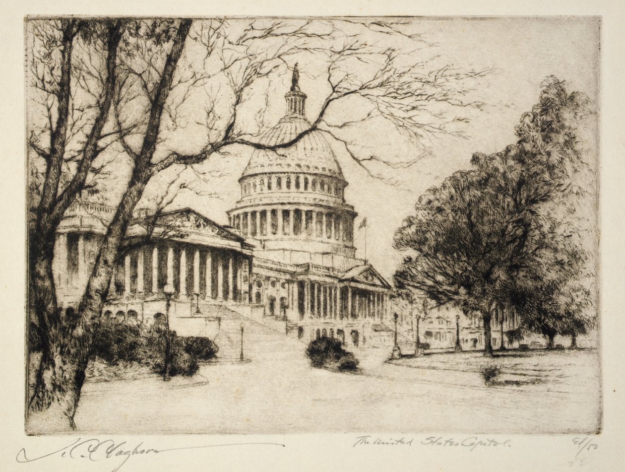 Kapitol Spojených států od Joseph C. Claghorn