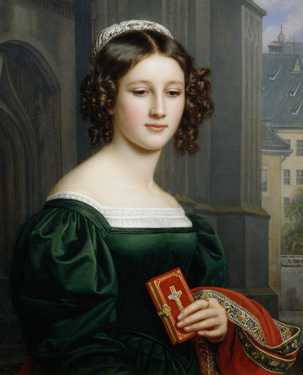 Portrét Anny Hillmaierové od Joseph Carl Stieler