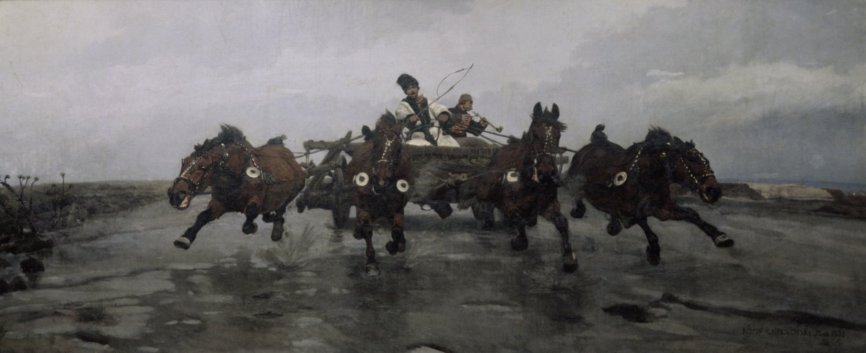 Čtyři v ruce, 1881 od Joseph Chelmonski