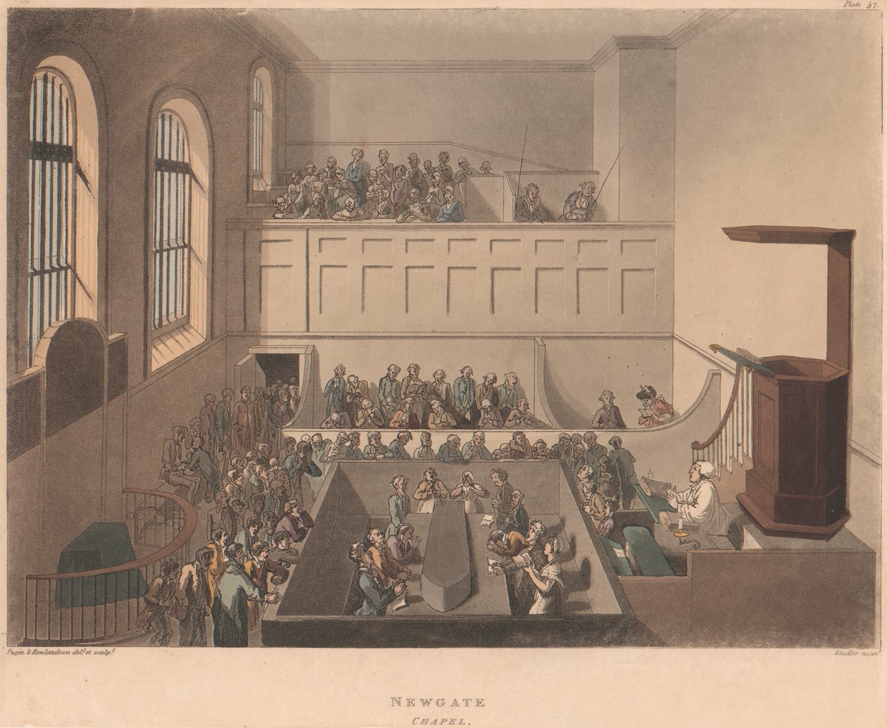 Kaple Newgate od Joseph Constantine Stadler