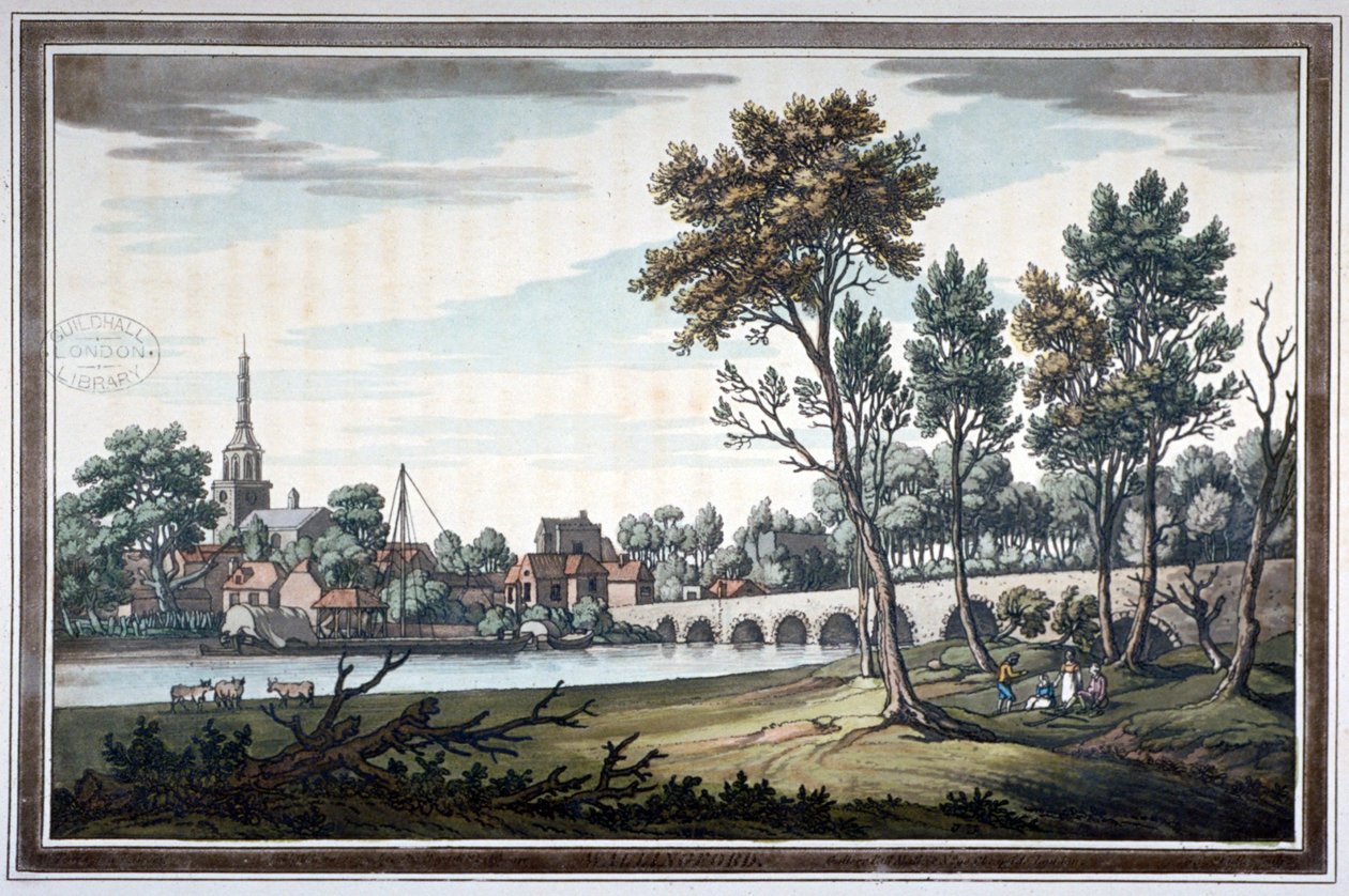 Wallingford, Berkshire, 1790 od Joseph Constantine Stadler