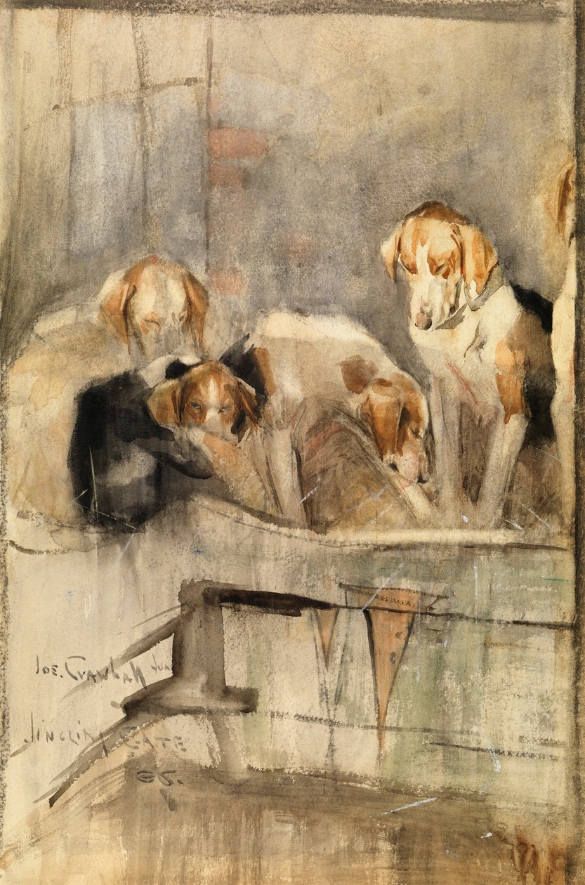 Foxhoundi - Jingling Gate od Joseph Crawhall