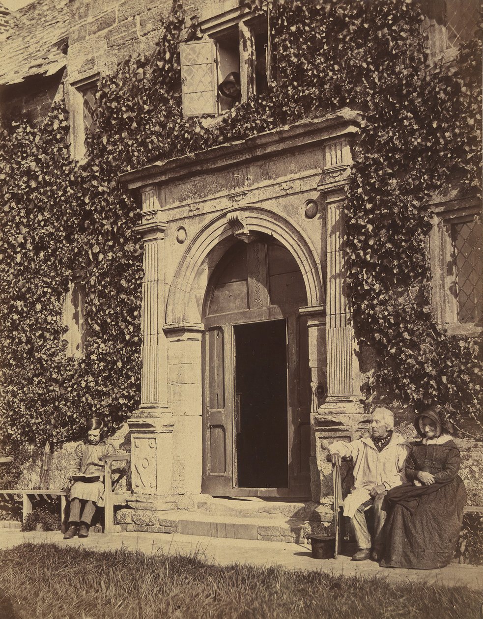 Almužna, 1855. od Joseph Cundall