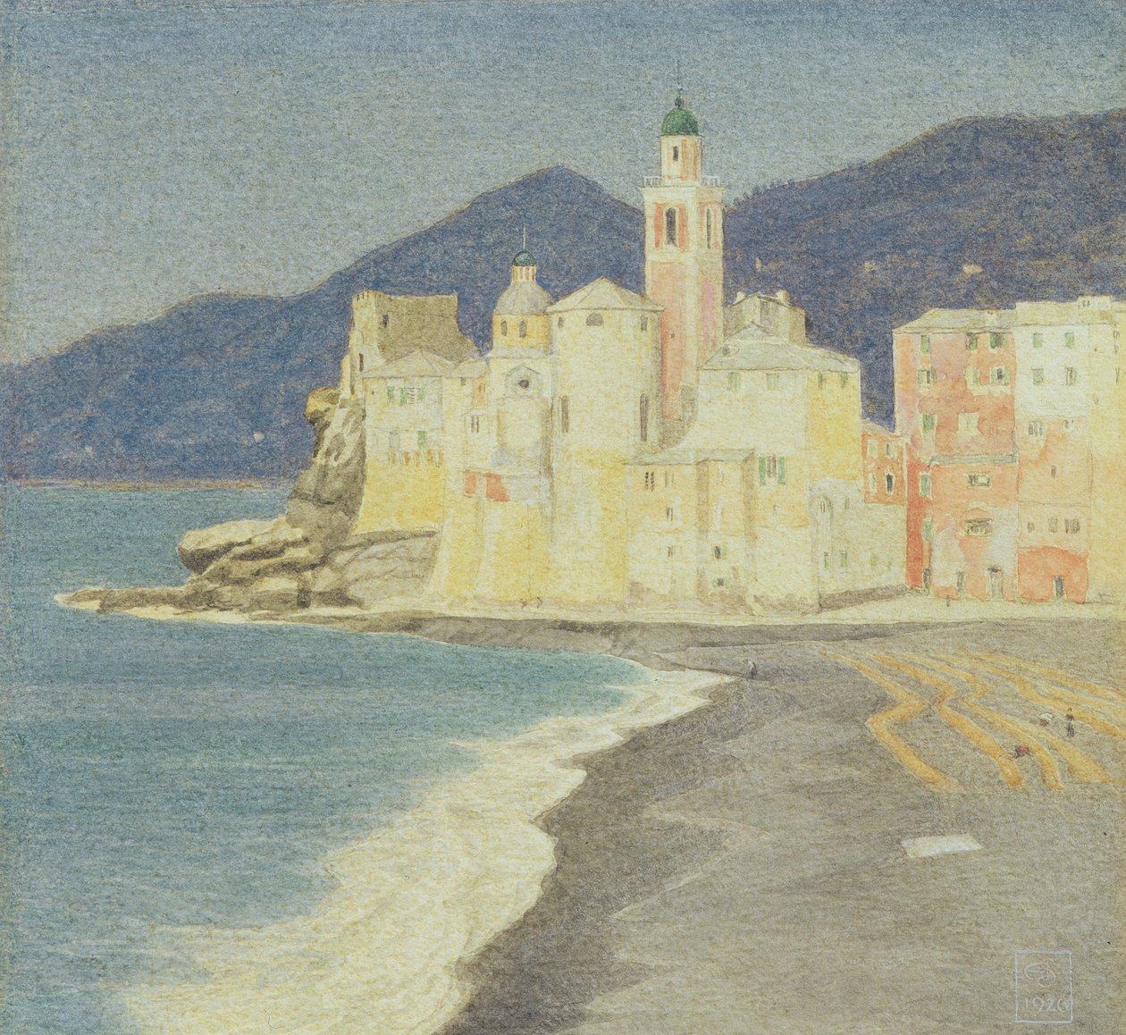 Camogli, 1926 (wc na papíře) od Joseph Edward Southall