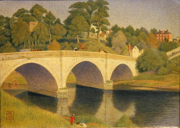 Dinhamský most, Ludlow od Joseph Edward Southall