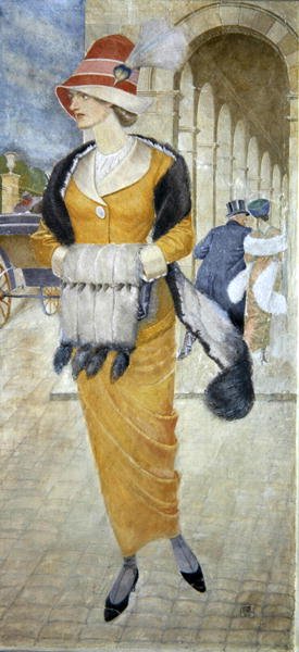 V Rue de Rivoli od Joseph Edward Southall