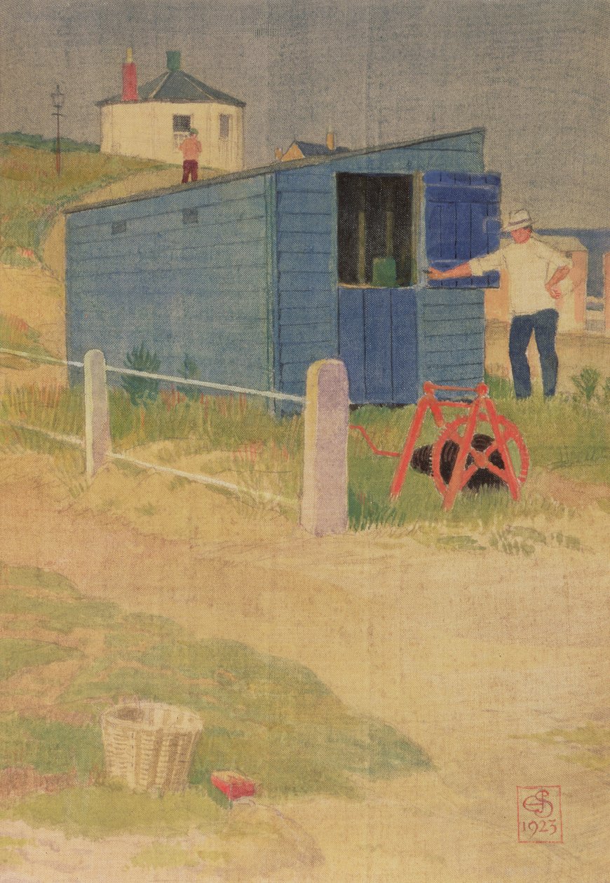 Modrá bouda, 1923 od Joseph Edward Southall