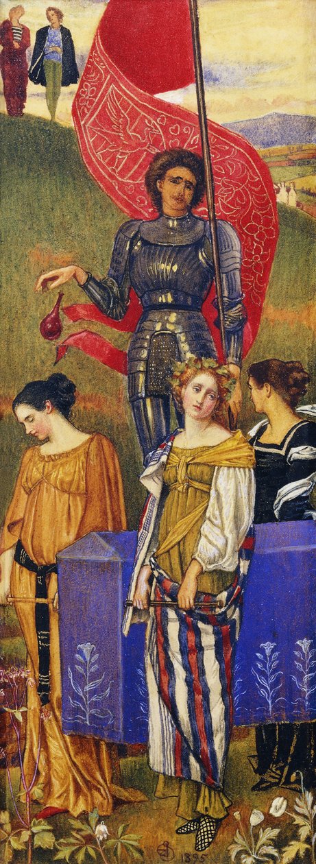 Mystický pohřeb od Joseph Edward Southall