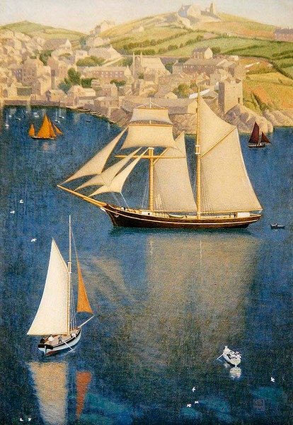 Škuner od Joseph Edward Southall
