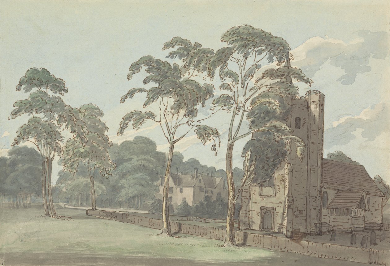 Kostel ve Stansteadu od Joseph Farington