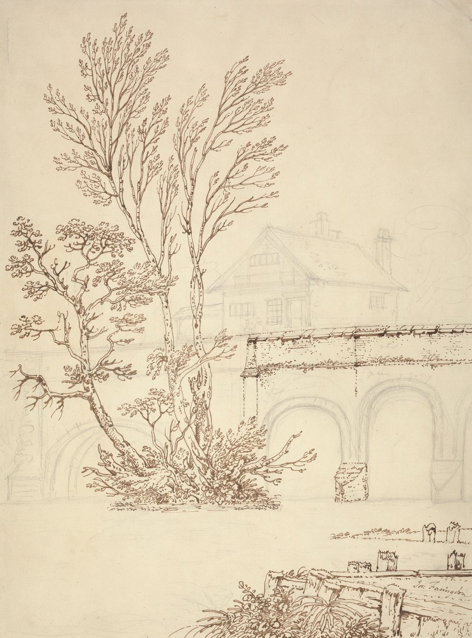 Caversham Bridge, Reading od Joseph Farington