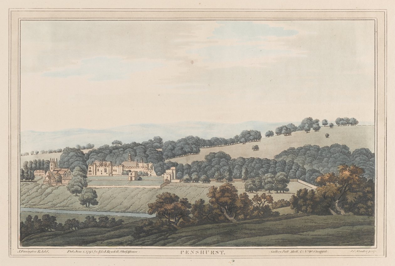Penshurst od Joseph Farington