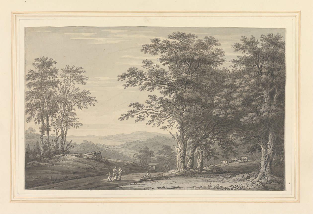 Pohled z Rydalu na Windermere od Joseph Farington
