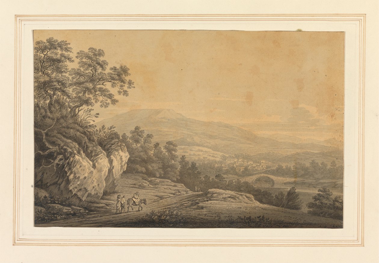 Pohled na Ambleside od Joseph Farington