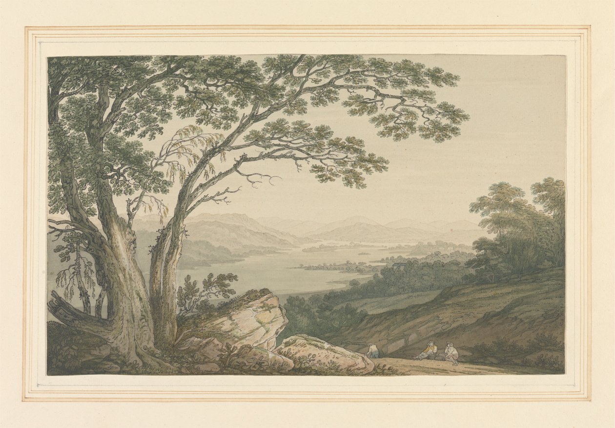 Windermere z Gillshead od Joseph Farington
