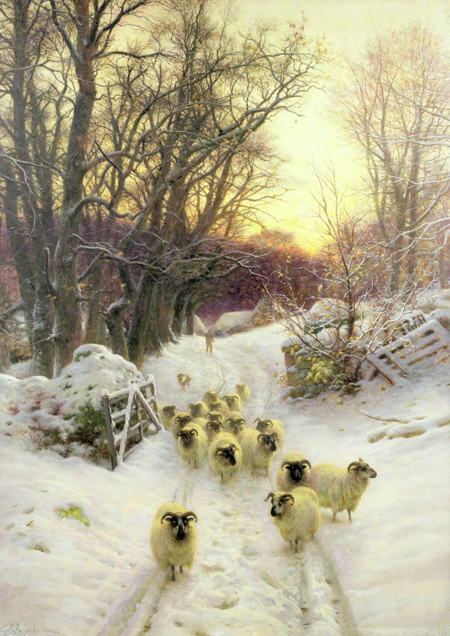 Slunce uzavřelo zimní den od Joseph Farquharson