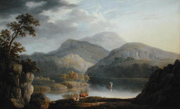Jezerní krajina od Joseph Francis Gilbert