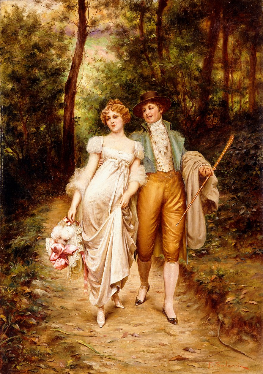Námluvy, od Joseph Frederick Charles Soulacroix
