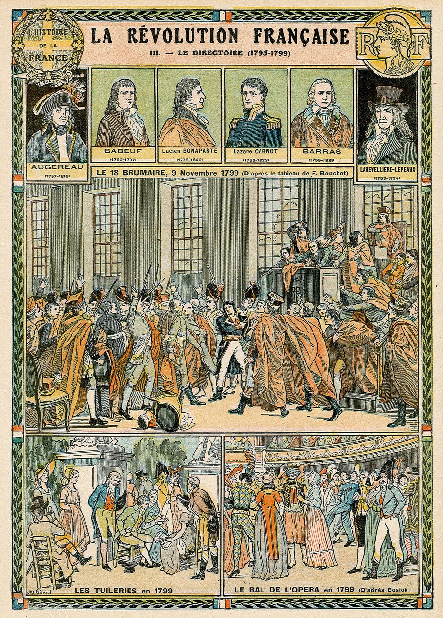 Adresář, Francouzská revoluce od Joseph Girard