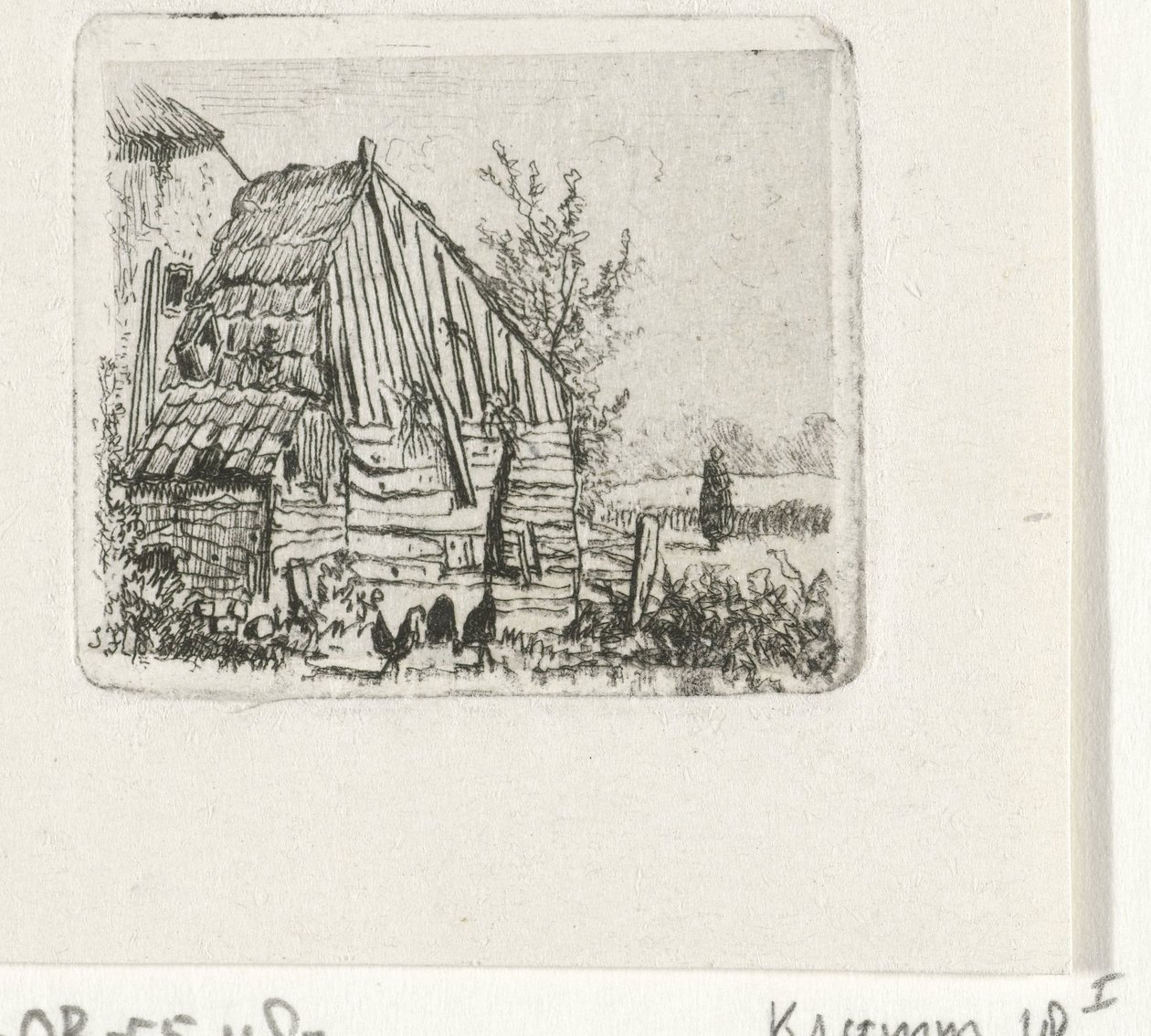 Kuřata ve stodole od Joseph Hartogensis