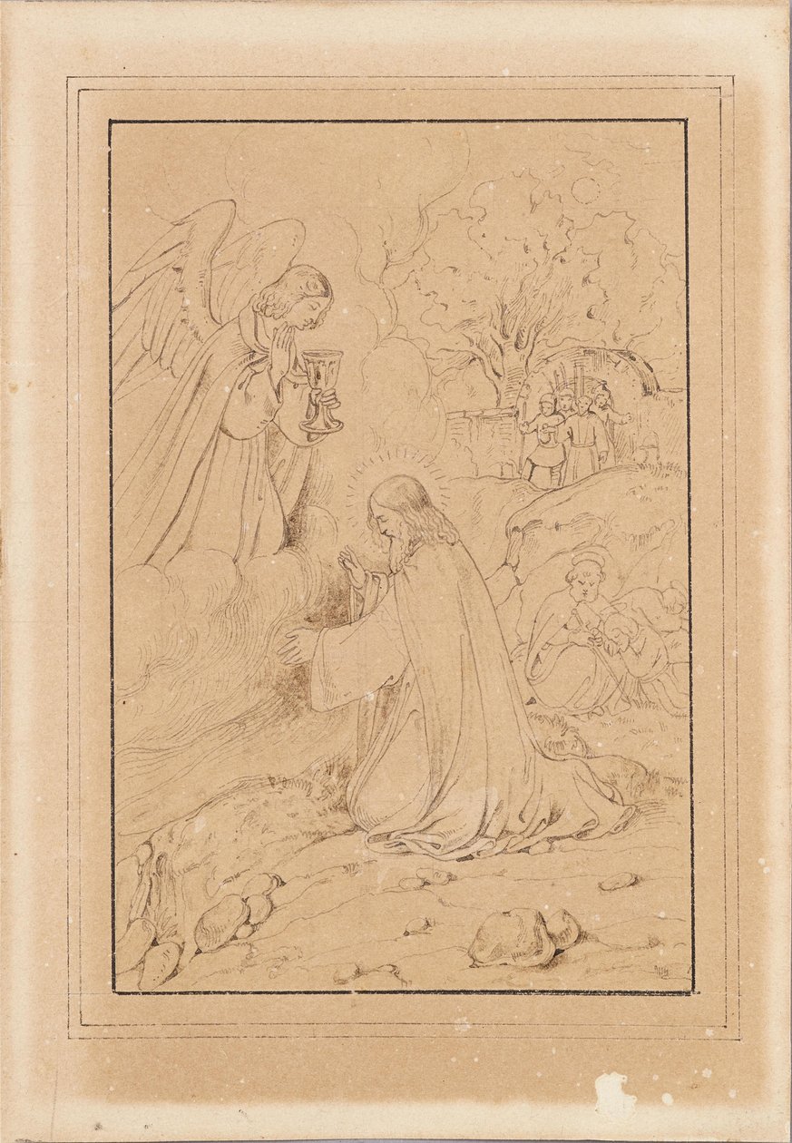 Kristus na Olivové hoře od Joseph Hasslwander