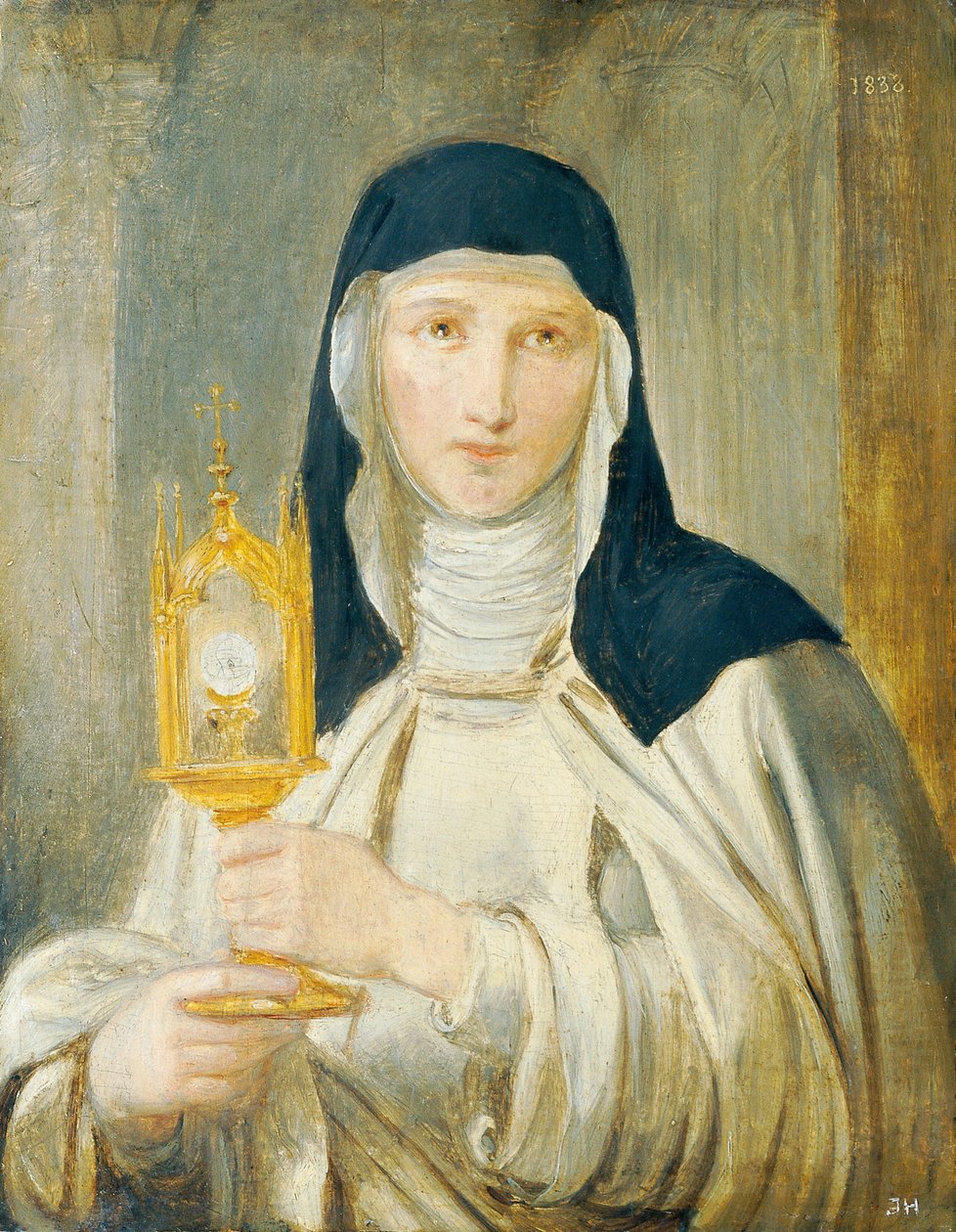 Svatá Kateřina s monstrancí od Joseph Hasslwander