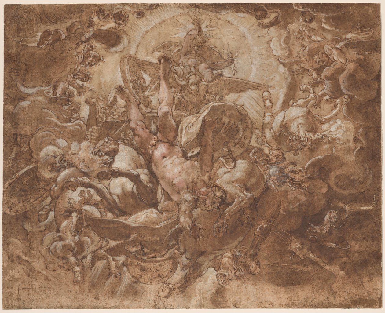 Pád Phaetonu od Joseph Heintz the Elder