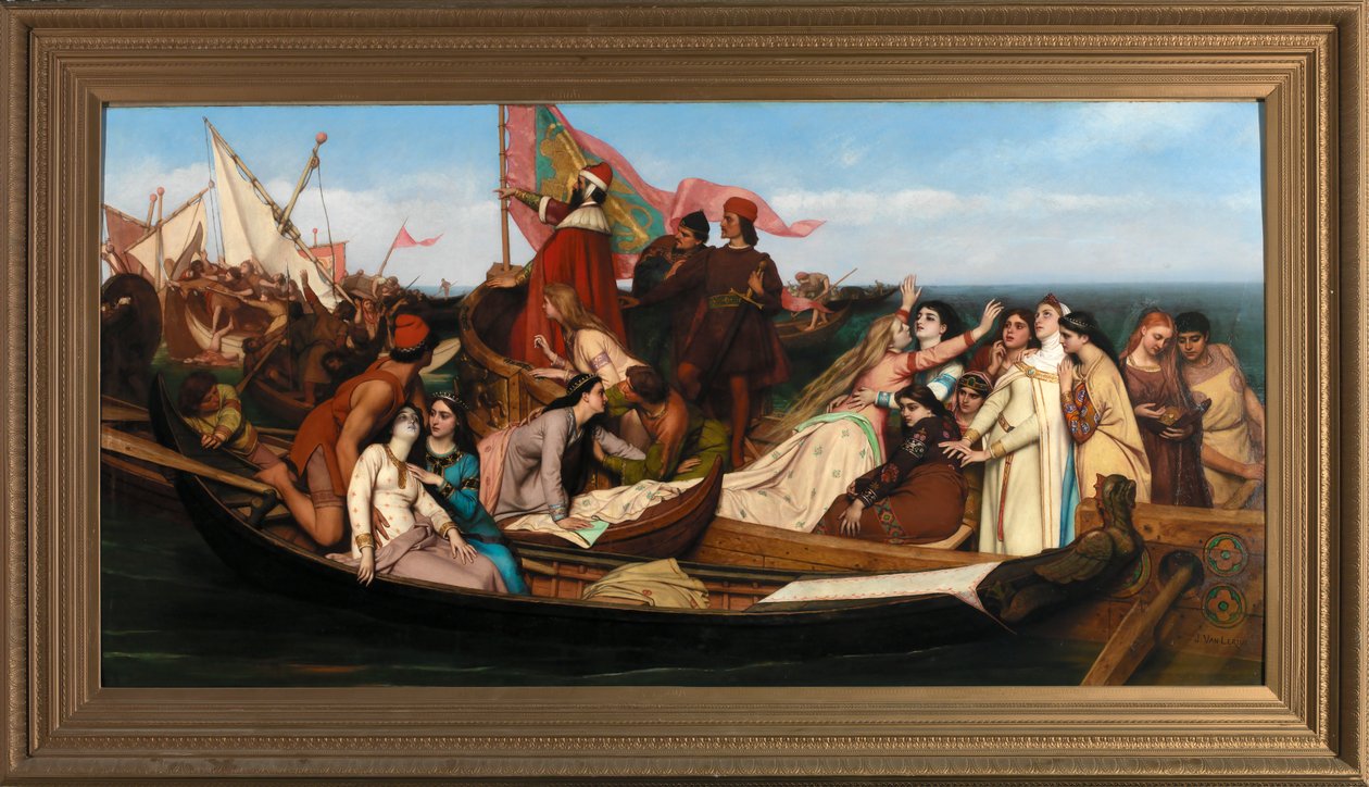 Nevěsty z Benátek, 1871. od Joseph Henri François van Lerius