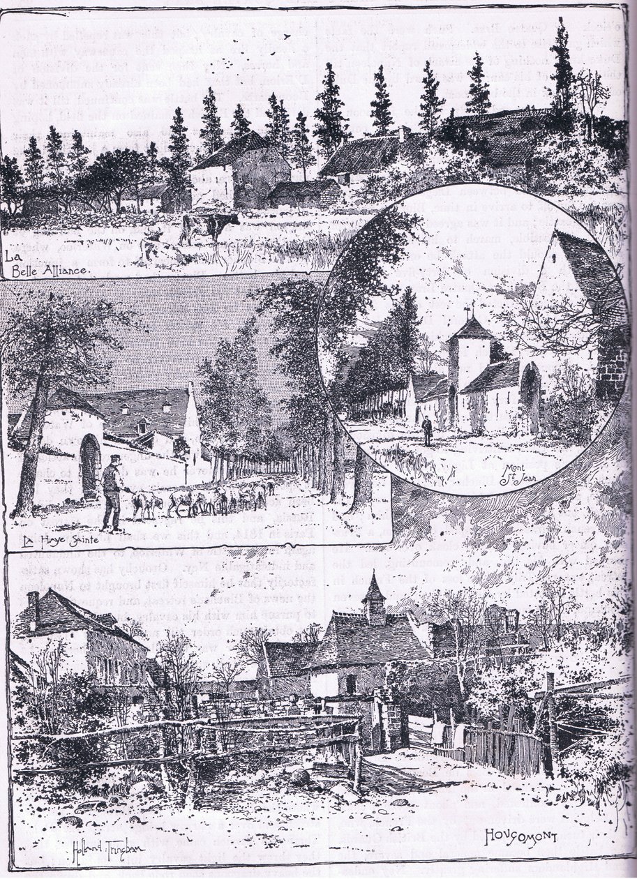 Výhled na Waterloo od Joseph Holland Tringham