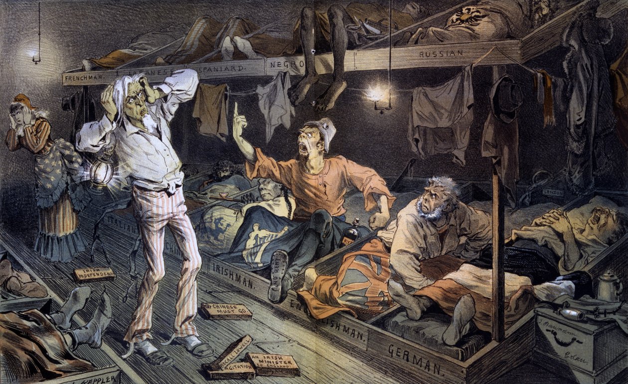 Ubytovna strýce Sama od Joseph Keppler