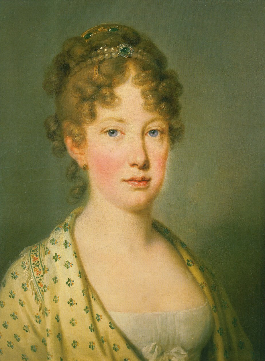 Portrét Marie Leopoldiny Rakouské od Joseph Kreutzinger