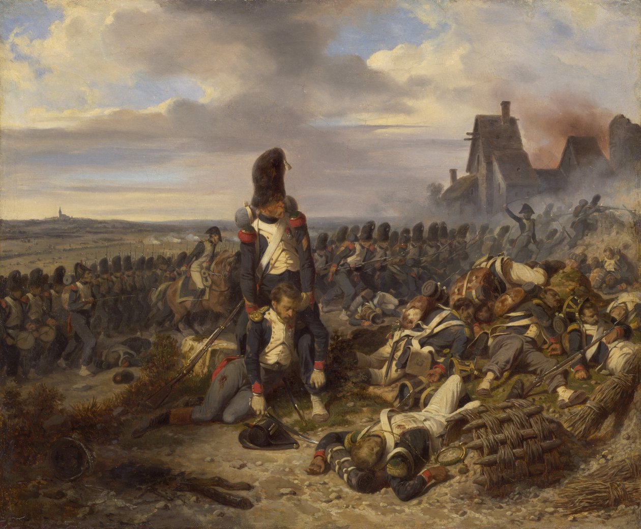 Bitevní scéna, kolem roku 1825 od Joseph Louis Hippolyte Bellange