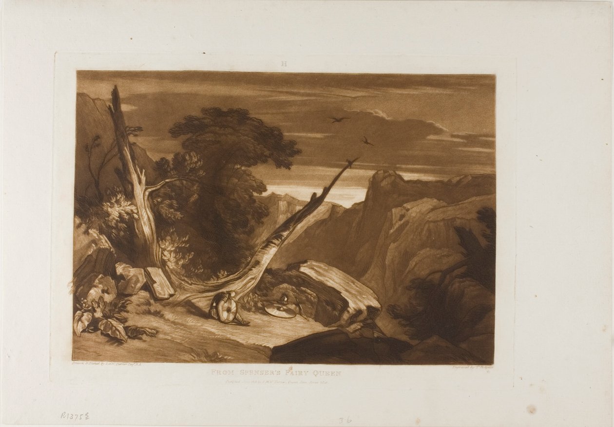 Ze Spenserovy Královny víl od Joseph Mallord William Turner