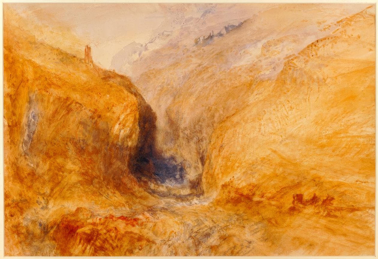Hornatá krajina / autor Turner. od Joseph Mallord William Turner