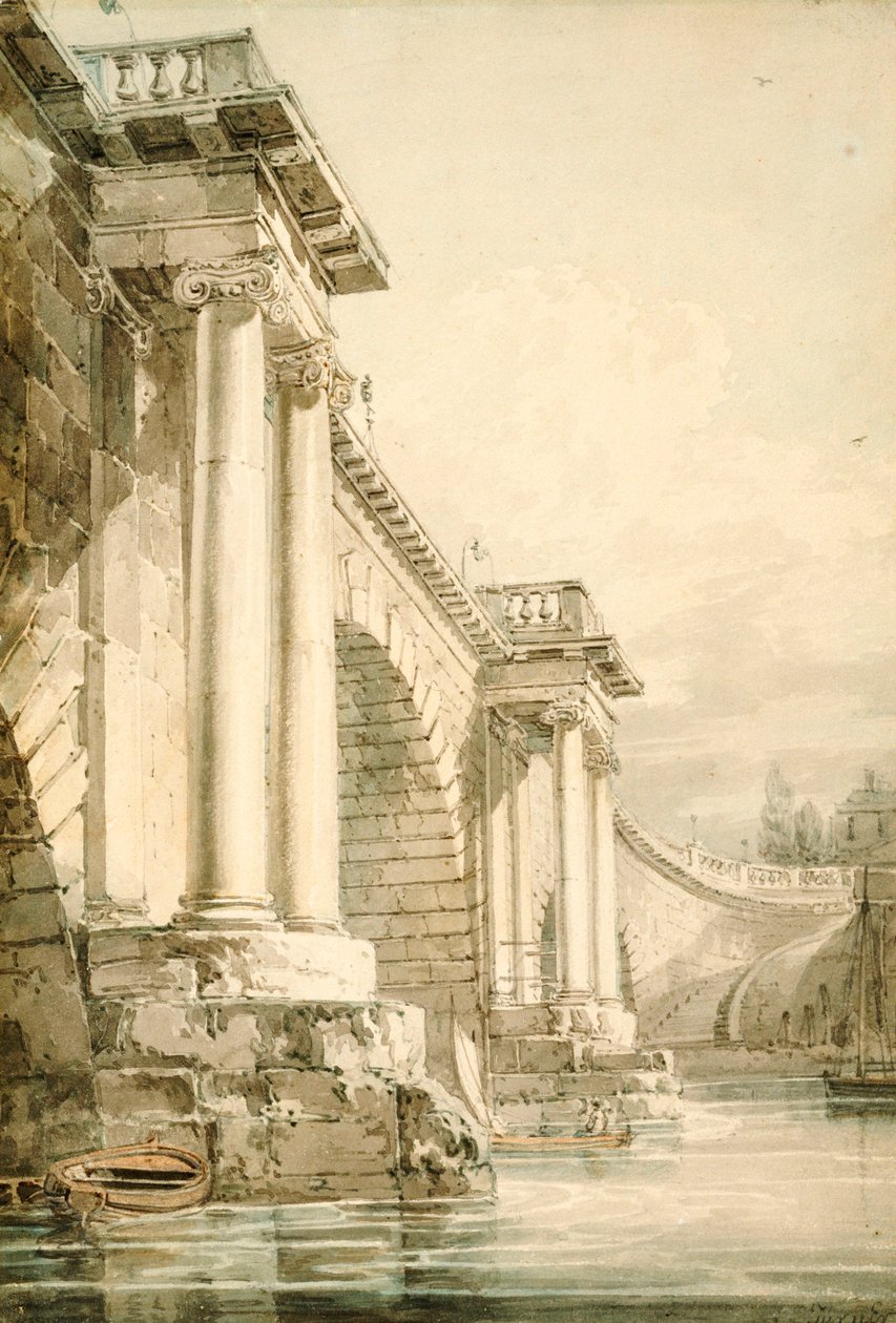 Starý most Blackfriars od Joseph Mallord William Turner
