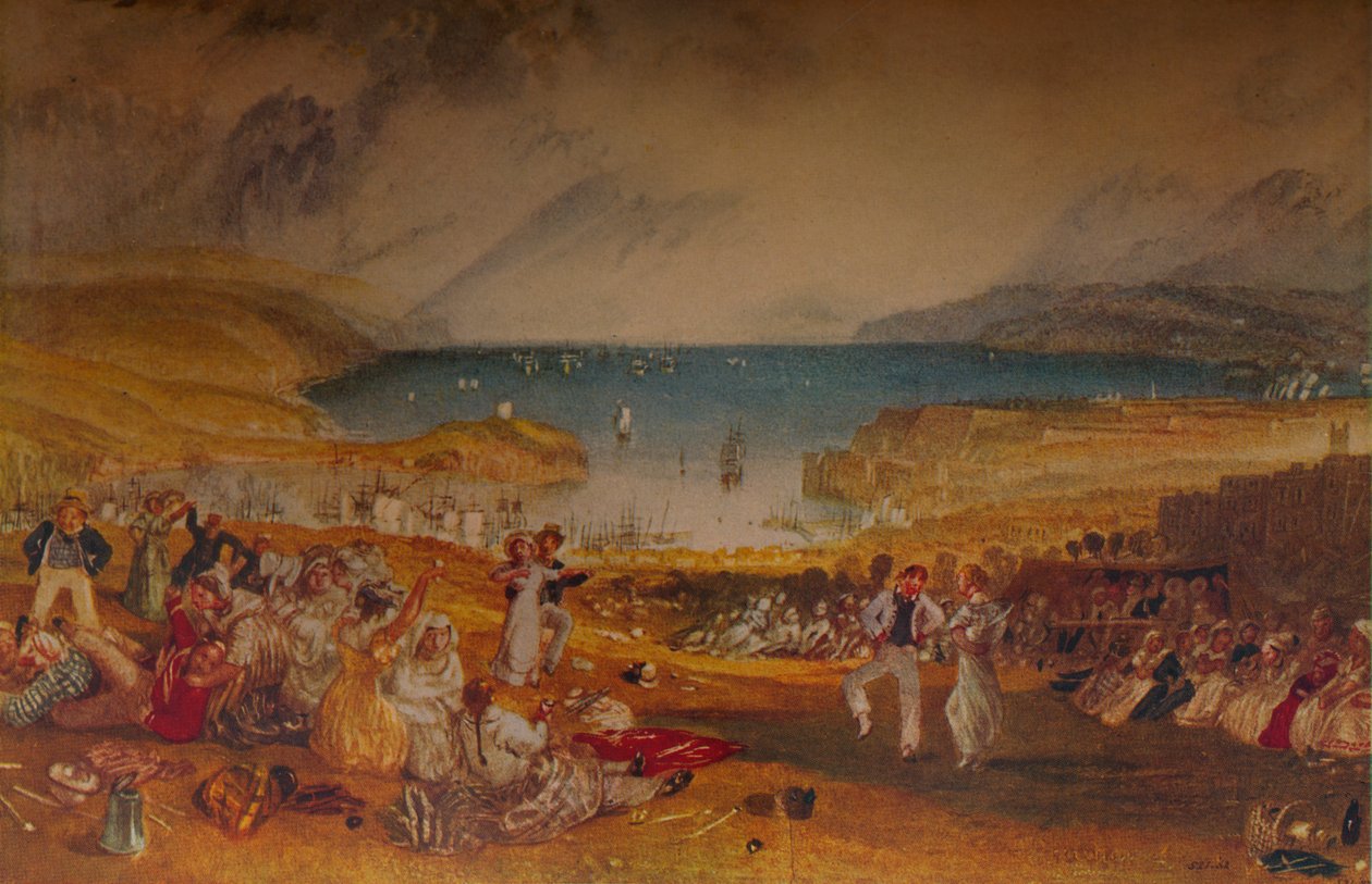 Plymouth, Devonshire, c1830 od Joseph Mallord William Turner