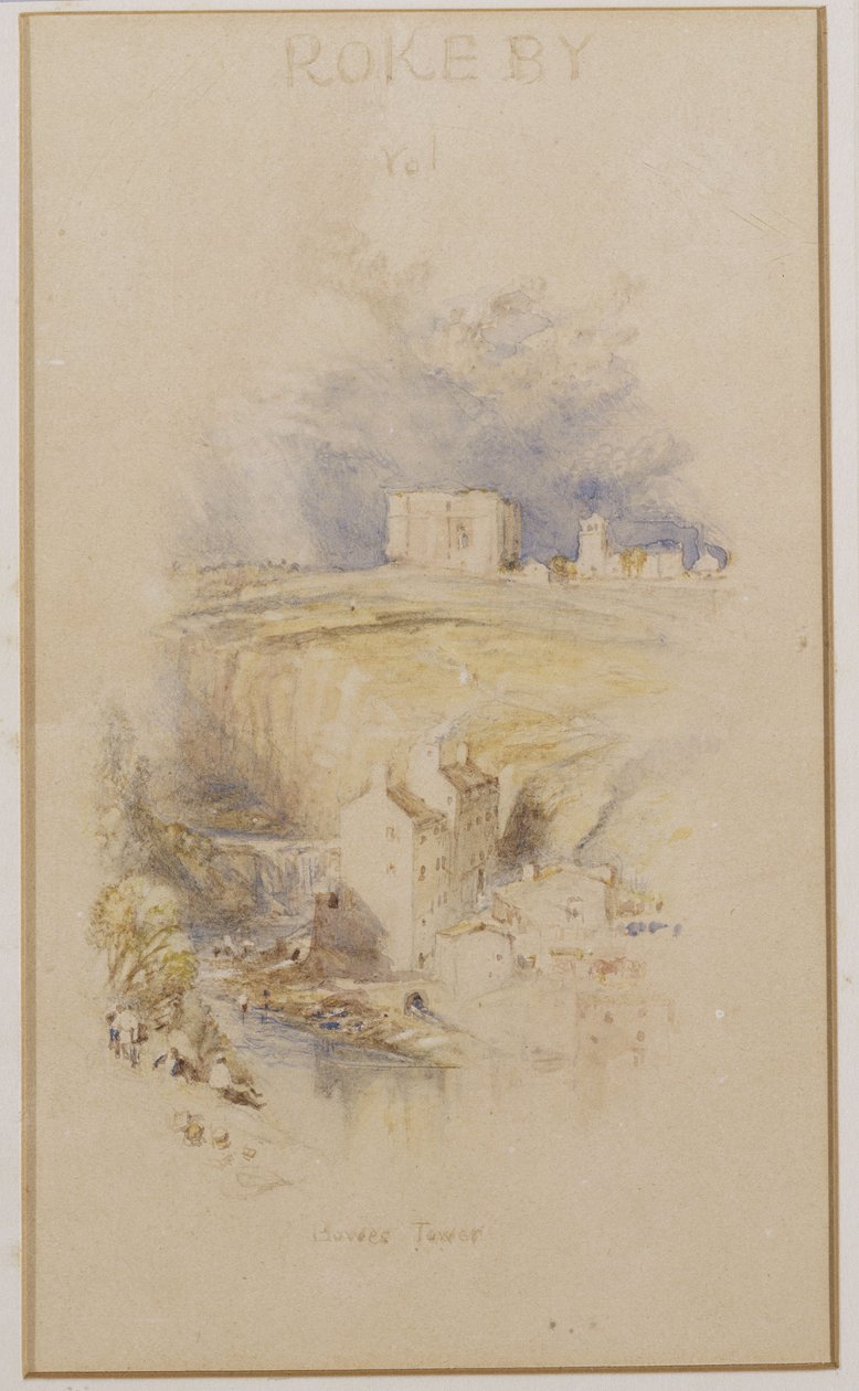The Bowes Tower, c.1833 od Joseph Mallord William Turner