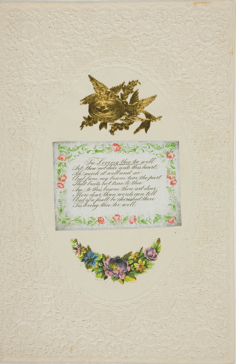 Tis Loving Thee Too Well (valentine) od Joseph Mansell