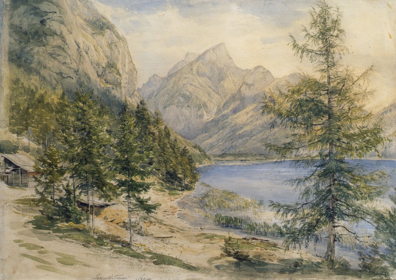 Jezero Leopoldsteinersee od Joseph Martin Höger