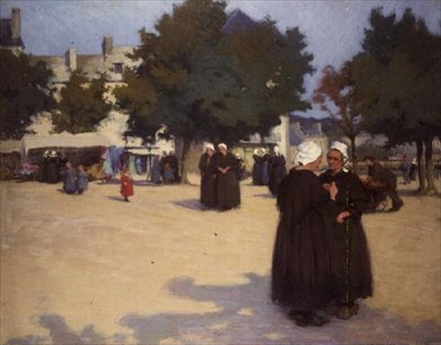Náměstí, Bretaň od Joseph Milner Kite