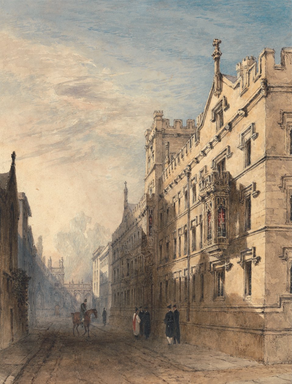 Exeter College, Oxford od Joseph Murray Ince
