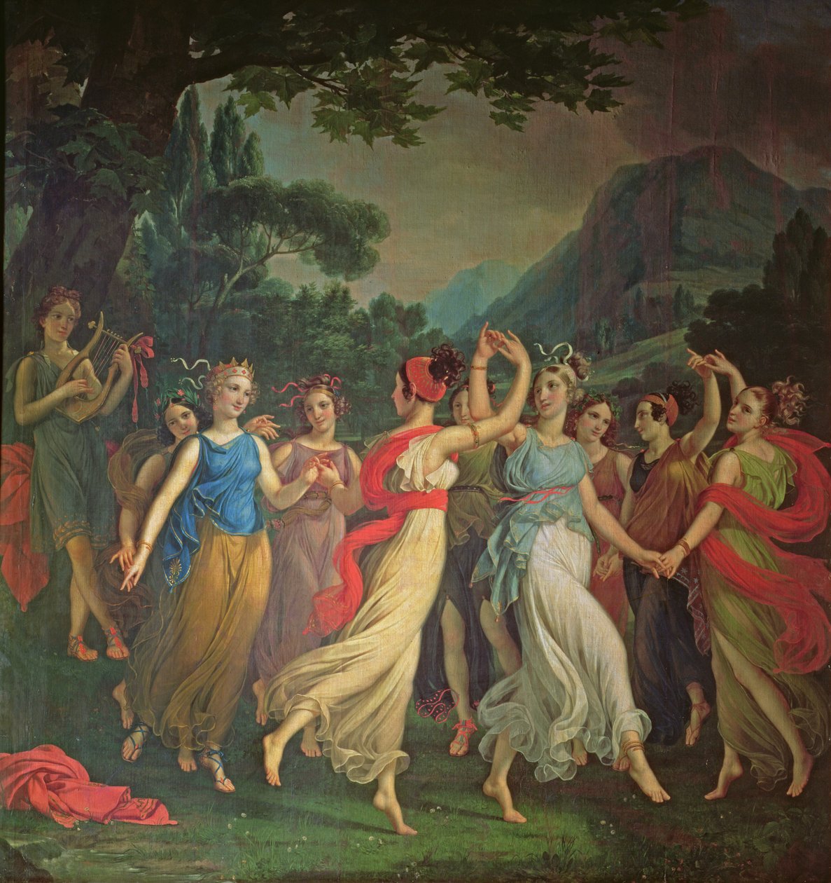 Tanec, kolem roku 1802 od Joseph Paelinck