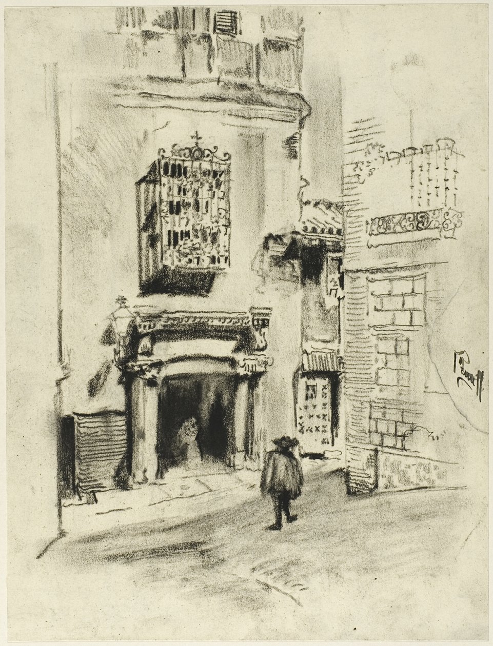 Dveře, Toledo od Joseph Pennell