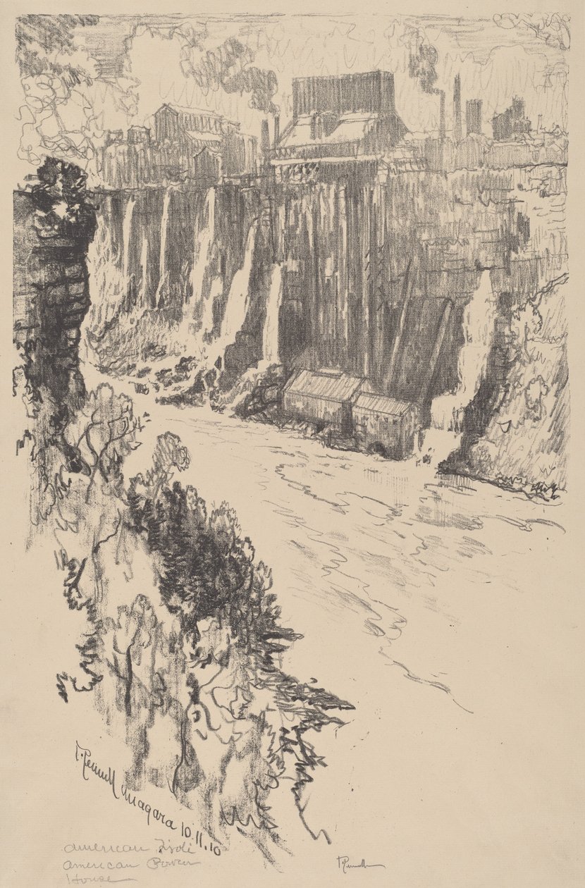 American Tivoli, 1910. od Joseph Pennell
