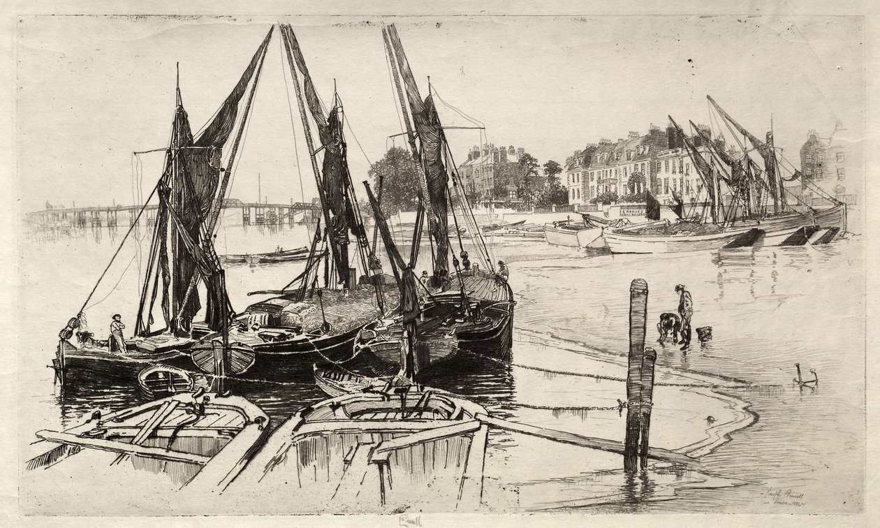 Chelsea, č. 1, 1886. od Joseph Pennell