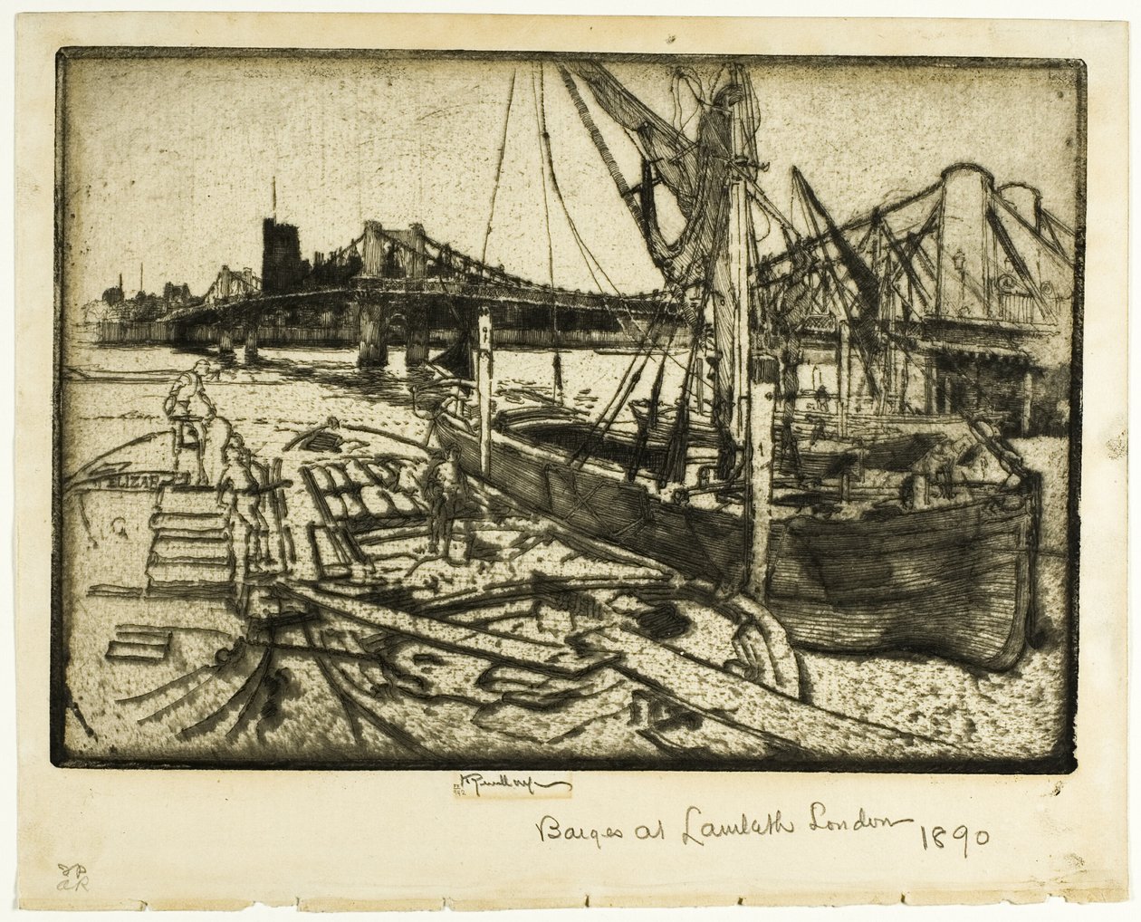 Chelsea, č. II od Joseph Pennell