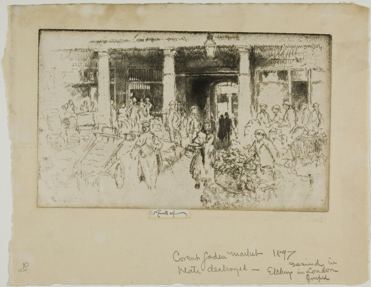Covent Garden od Joseph Pennell