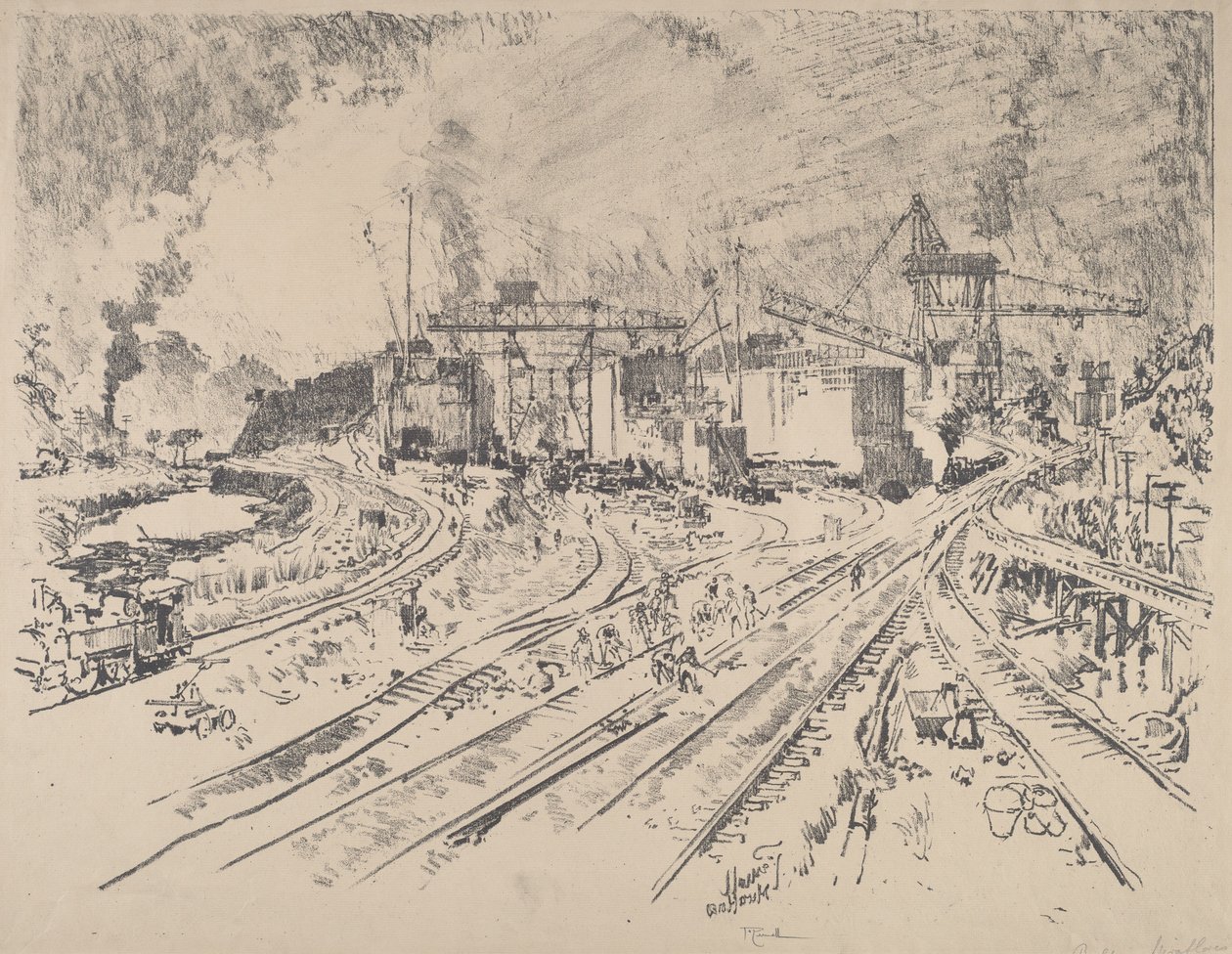 Brzy ráno, Miraflores, 1912. od Joseph Pennell