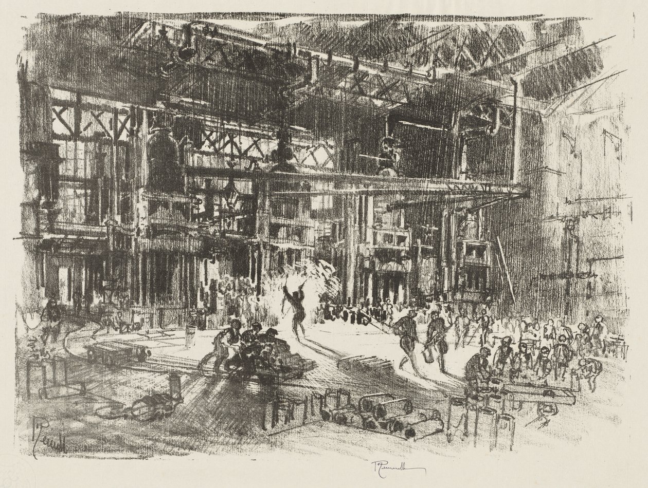 Anglické válečné dílo: The Presses od Joseph Pennell