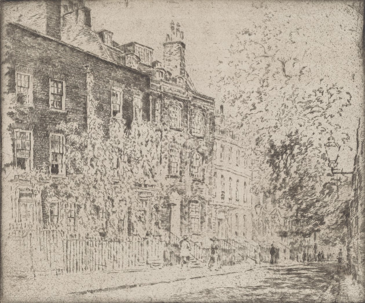 Great College Street, Westminster, 1904. od Joseph Pennell
